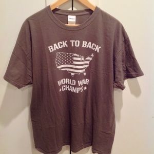 America World War Champs Novelty Graphic T-Shirt